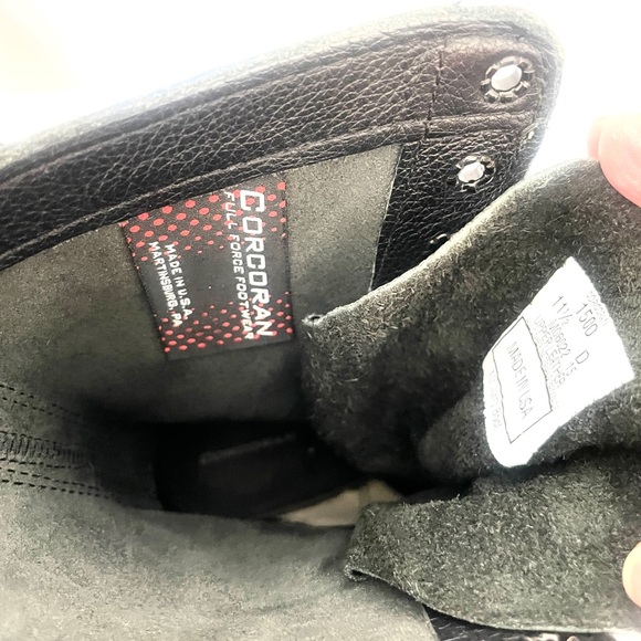 Men’s Corcoran 10” Original Jump Boot Black Leather Size 11.5D - Picture 7 of 9